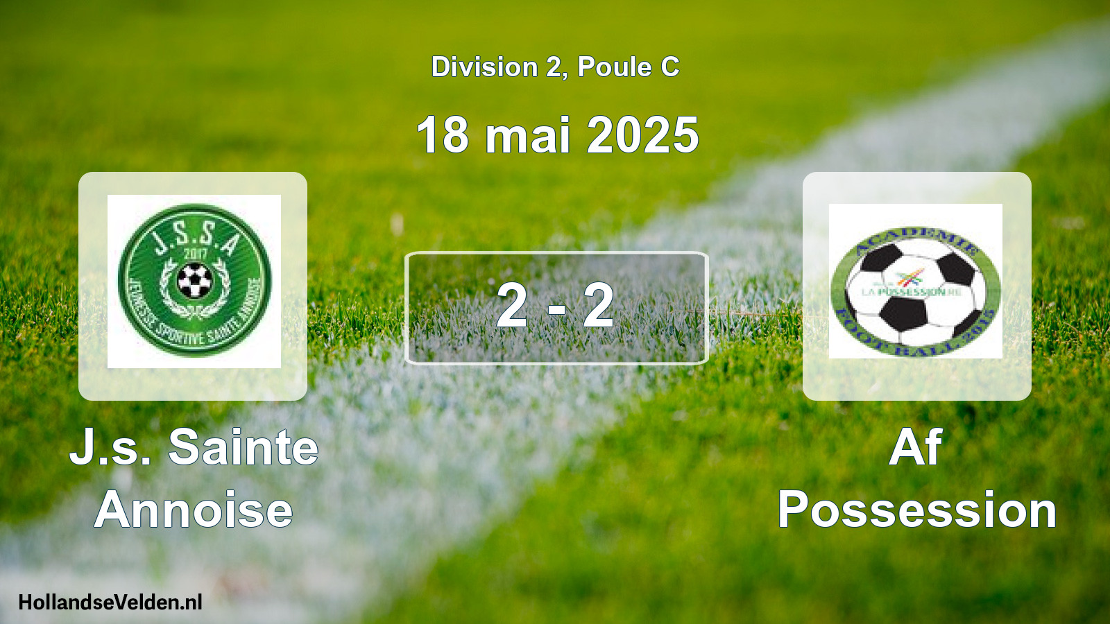 Match joué: J.s. Sainte Annoise - Af Possession 2 - 2 (18 mai 2025)