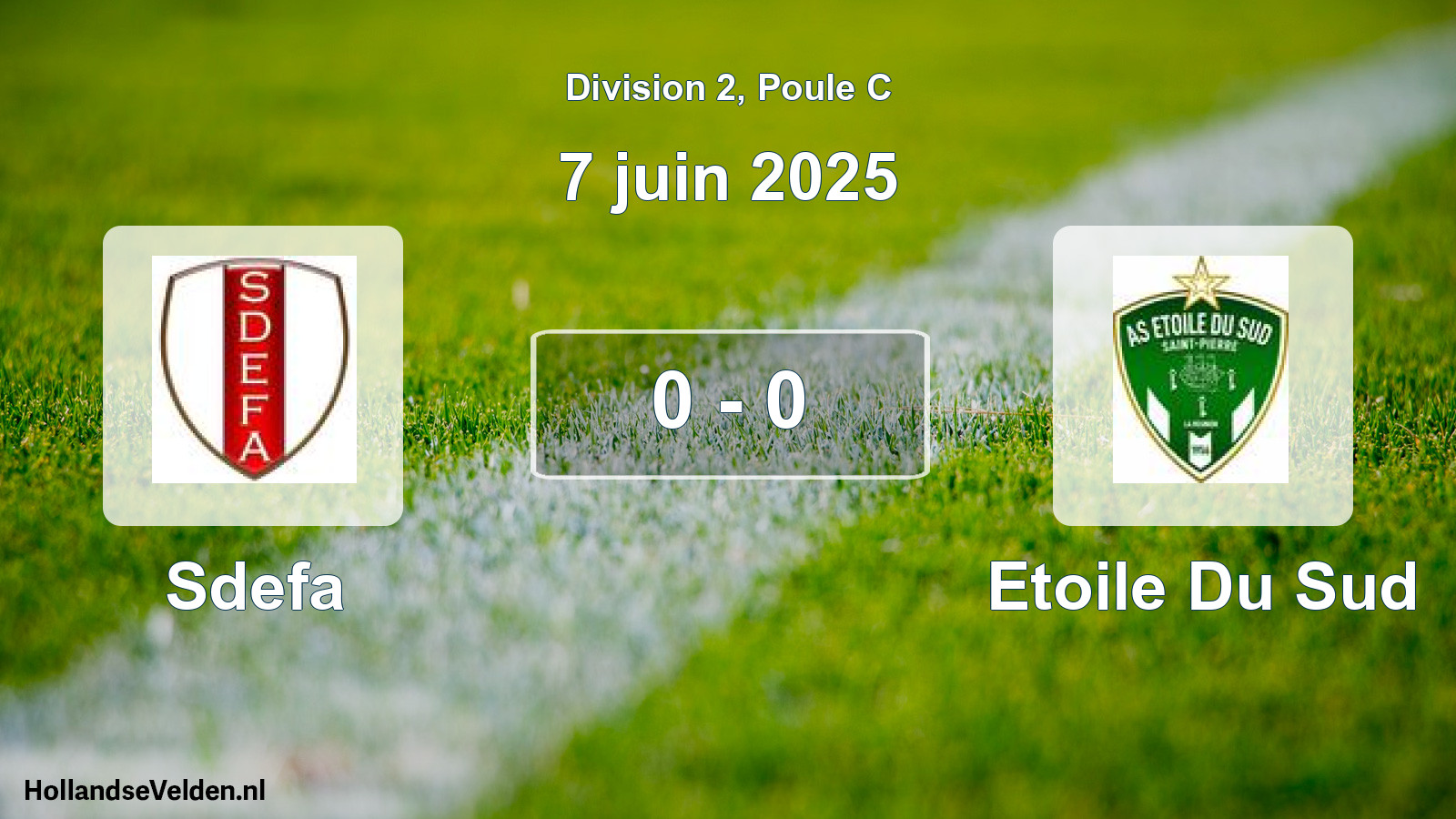 Match joué: Sdefa - Etoile Du Sud 0 - 0 (7 juin 2025)