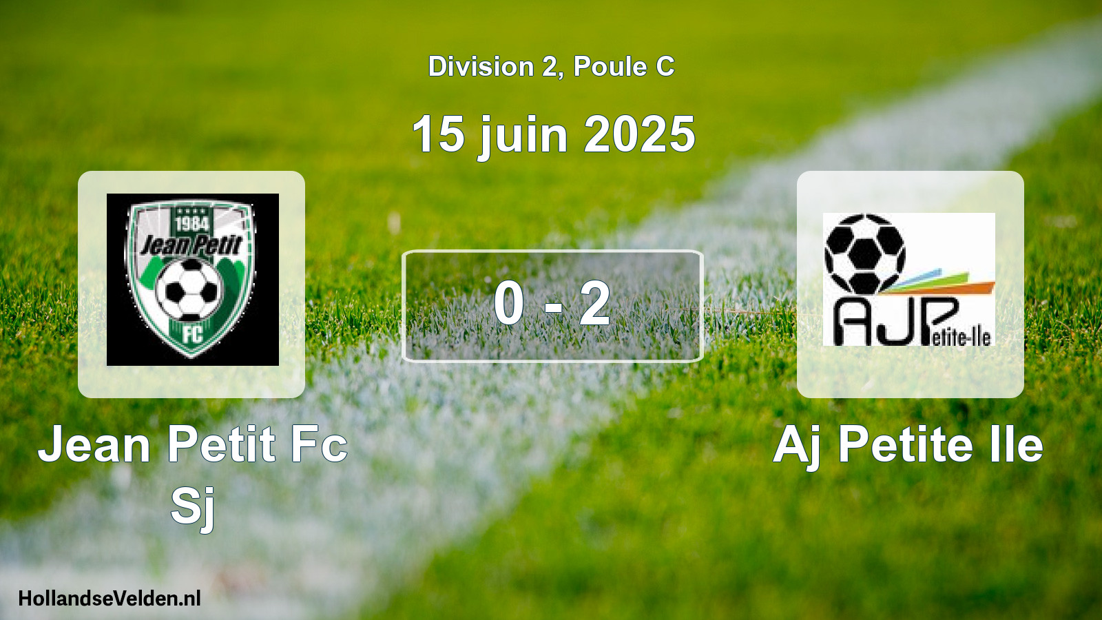 Total number of matches played: Jean Petit Fc Sj - Aj Petite Ile 0 - 2 (15 June 2025)