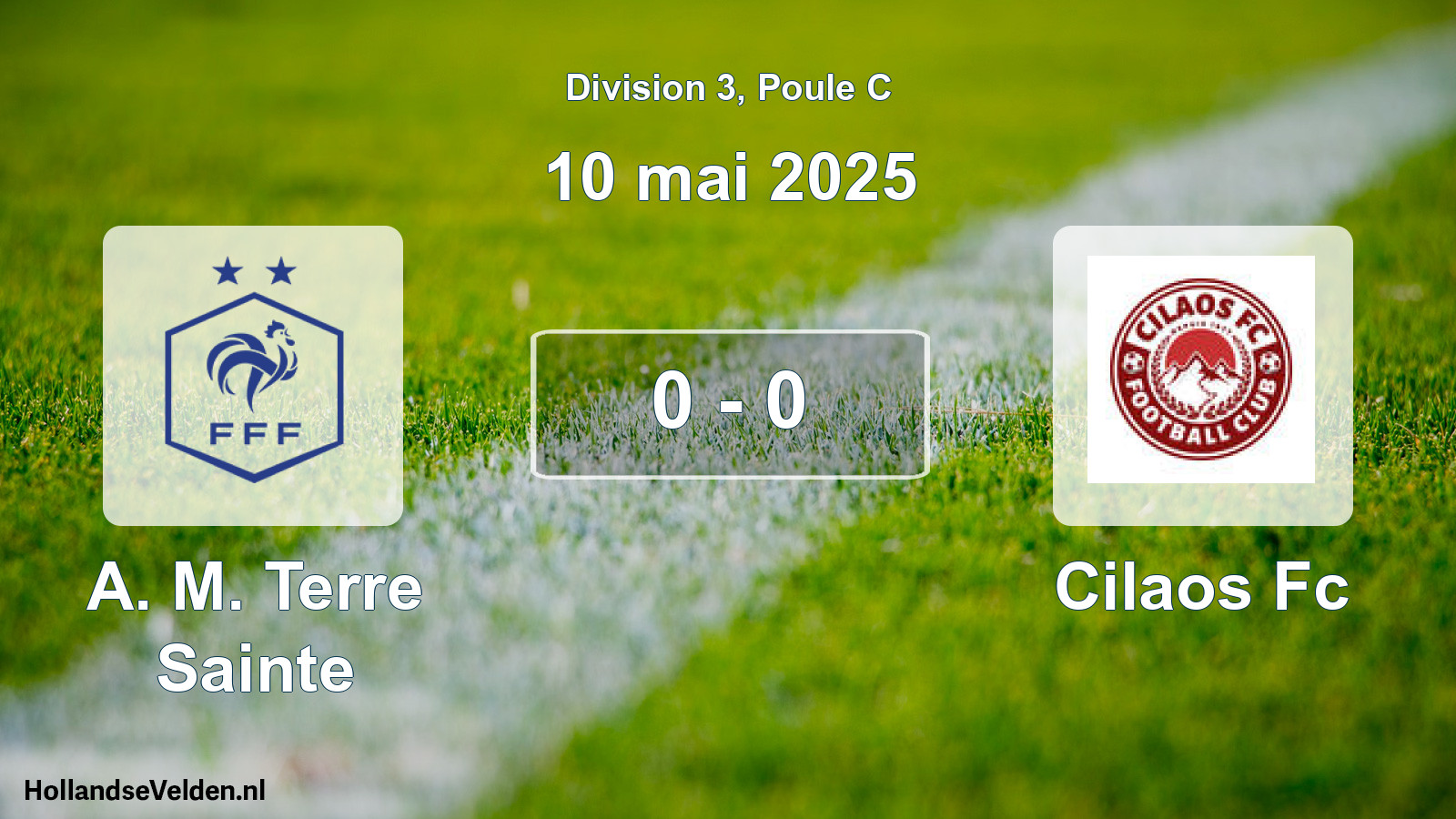 Match joué: A. M. Terre Sainte - Cilaos Fc 0 - 0 (10 mai 2025)