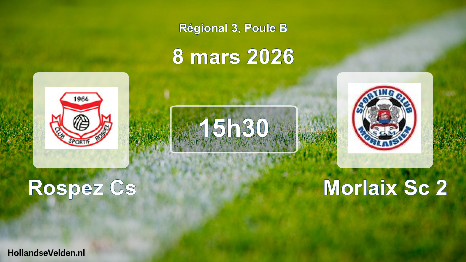 Scheduled Match: Rospez Cs - Morlaix Sc 2 (8 March 2026)