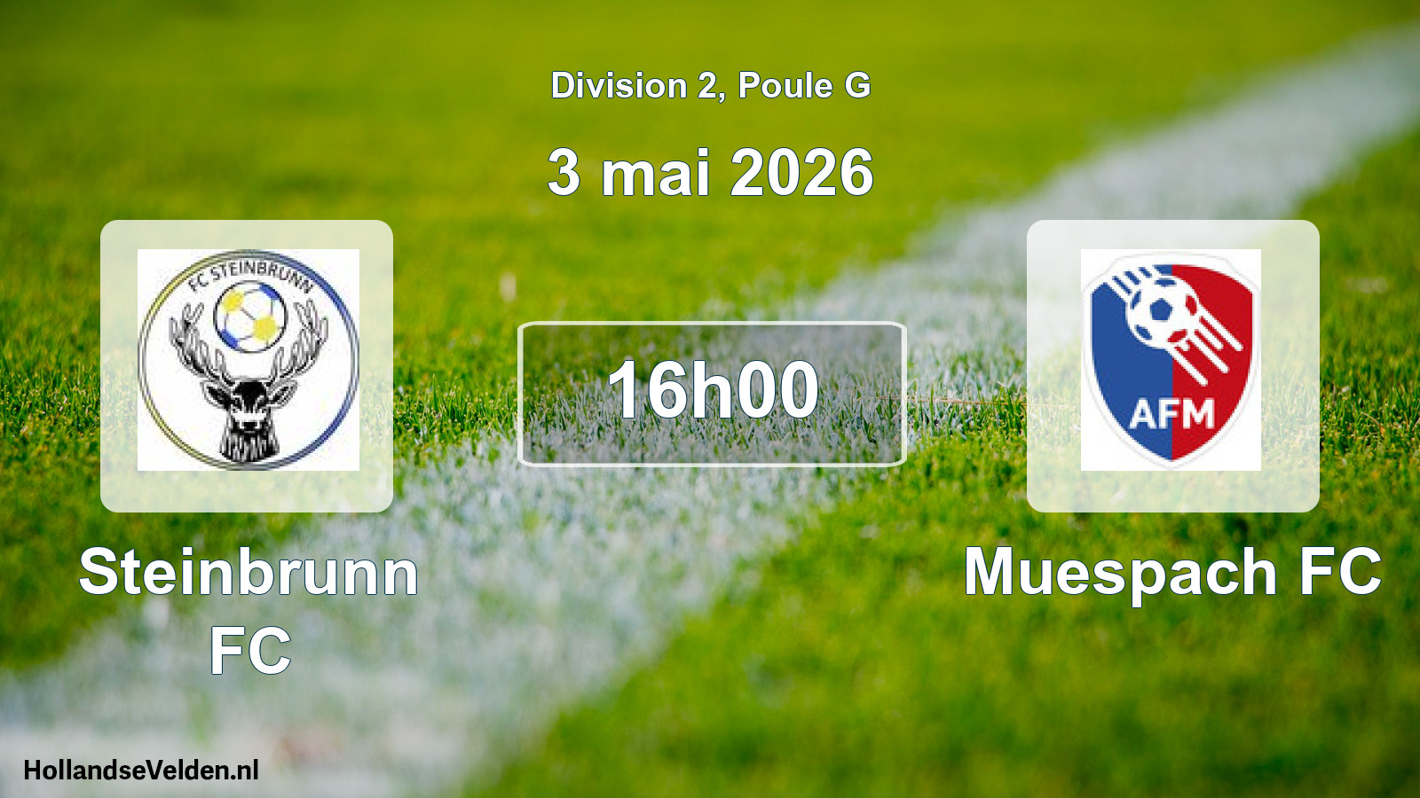 Match programmé: Steinbrunn FC - Muespach FC (3 mai 2026)