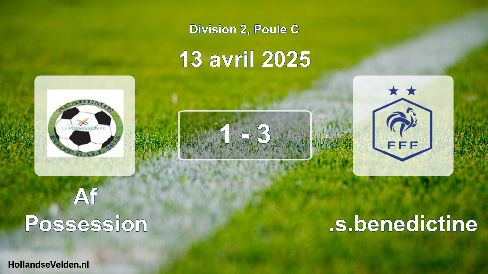 Total number of matches played: Af Possession - U.s.benedictine 1 - 3 (13 April 2025)