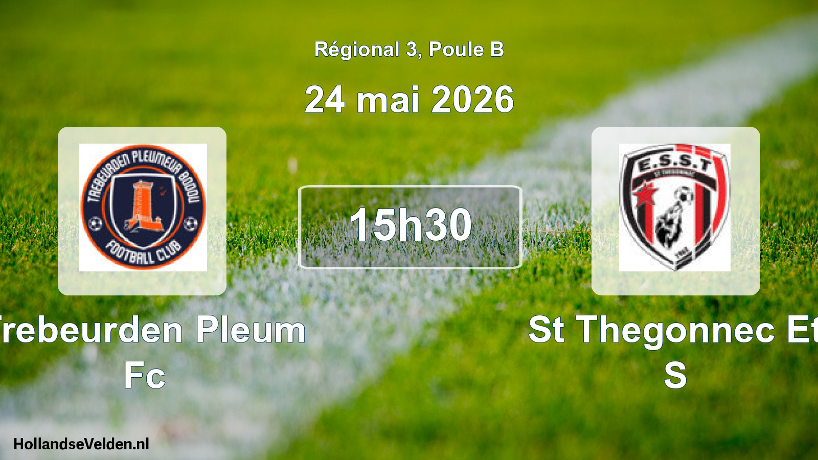 Geplande wedstrijd: Trebeurden Pleum Fc - St Thegonnec Et S (24 mai 2026)