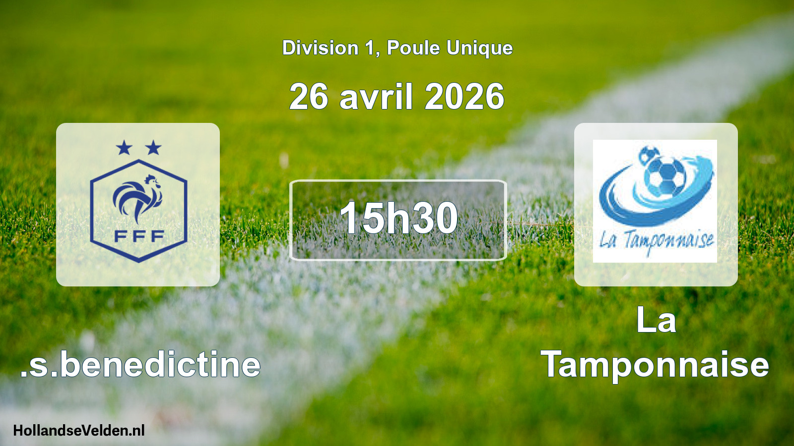 Scheduled Match: U.s.benedictine - La Tamponnaise (26 April 2026)