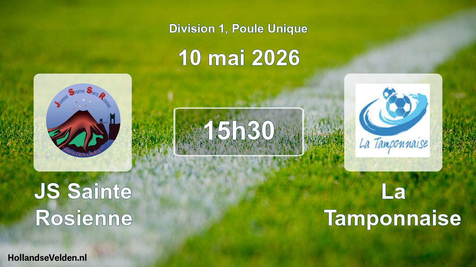 Scheduled Match: JS Sainte Rosienne - La Tamponnaise (10 May 2026)