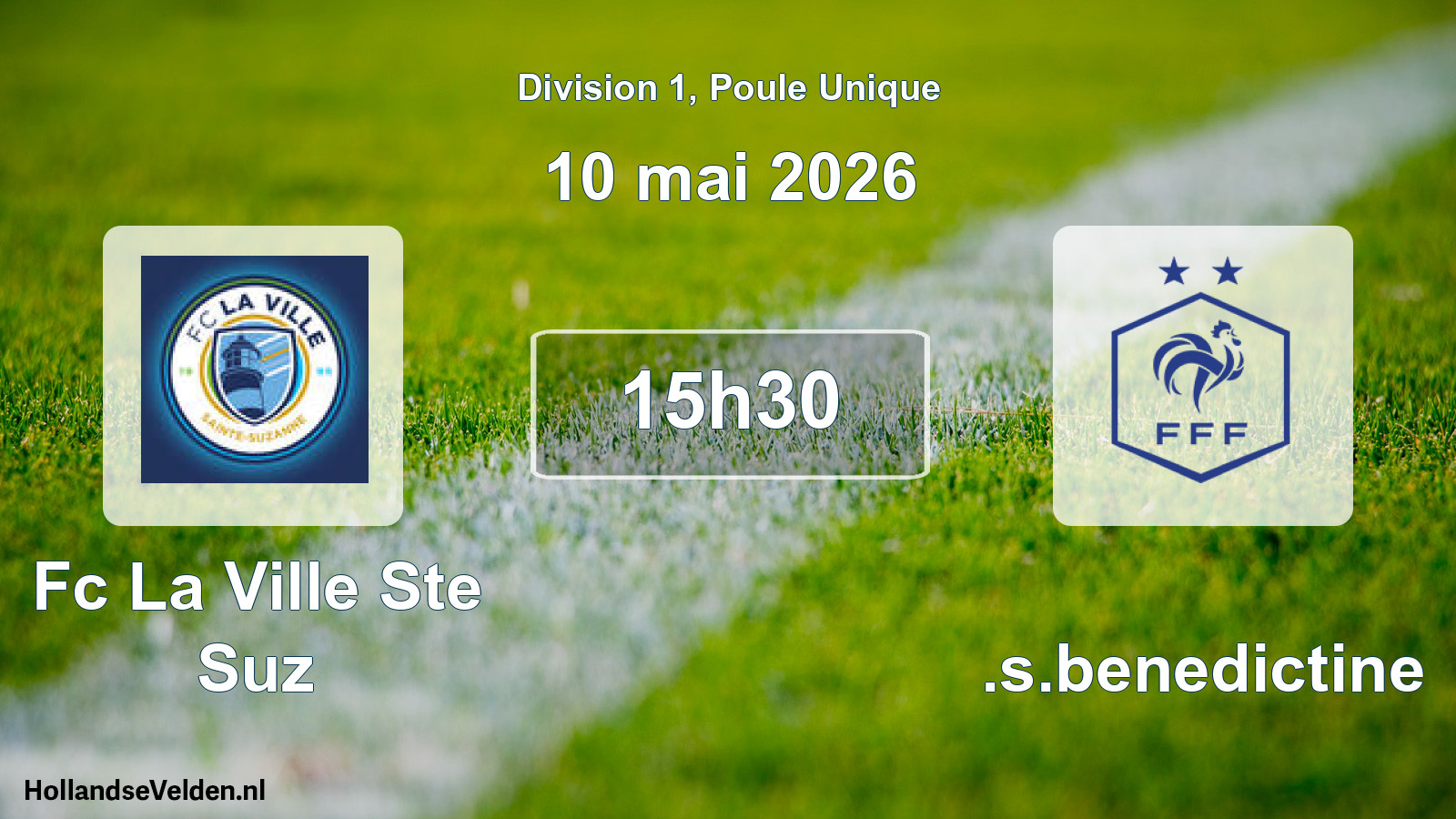 Scheduled Match: Fc La Ville Ste Suz - U.s.benedictine (10 May 2026)