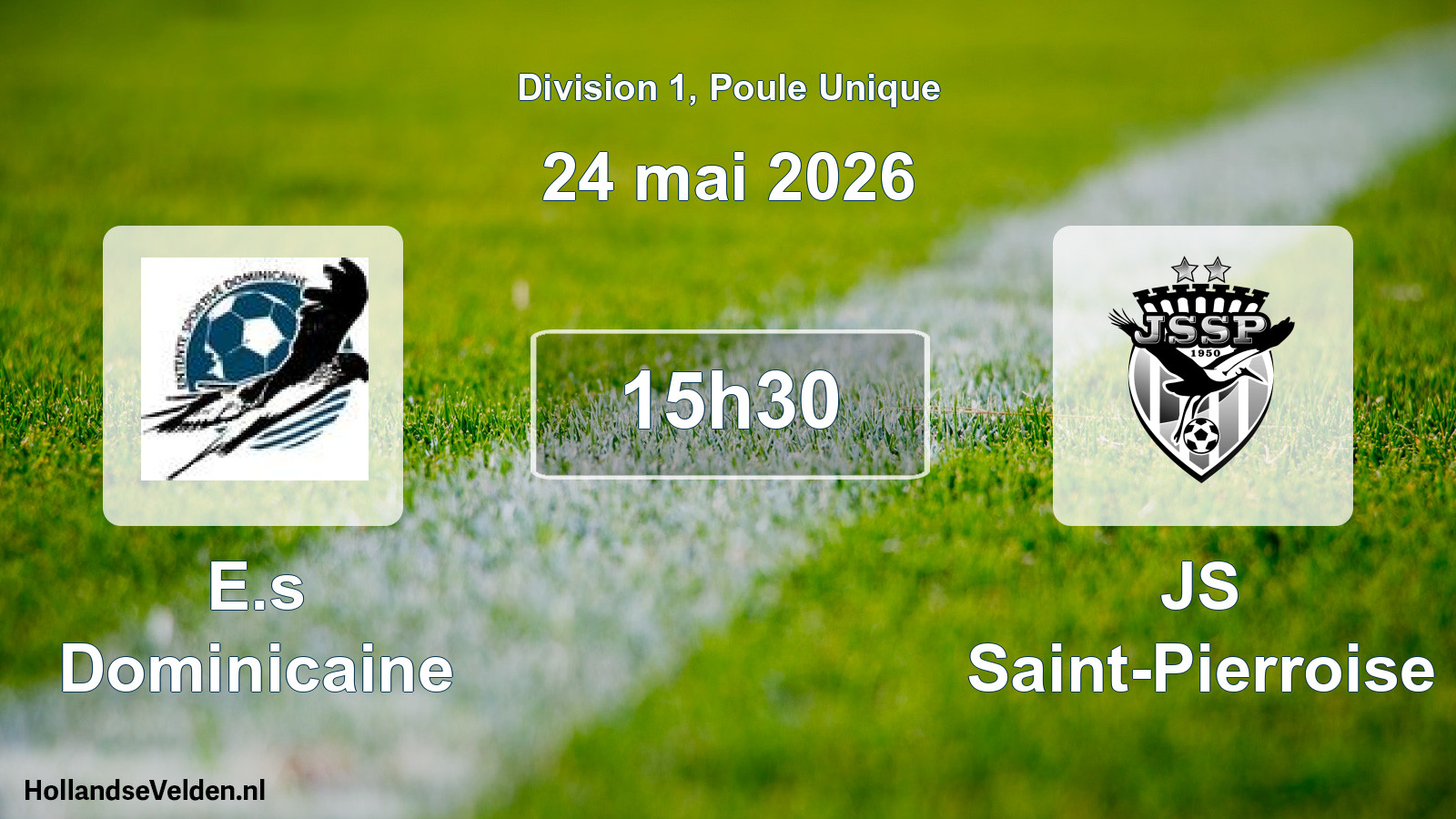 Scheduled Match: E.s Dominicaine - JS Saint-Pierroise (24 May 2026)