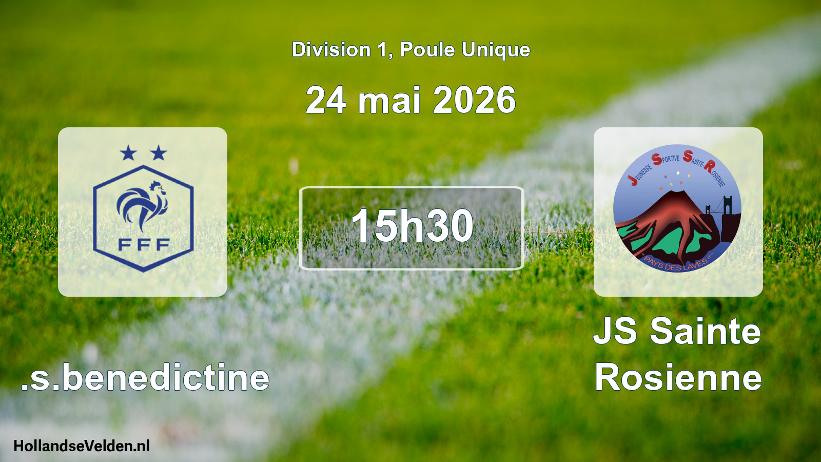 Scheduled Match: U.s.benedictine - JS Sainte Rosienne (24 May 2026)