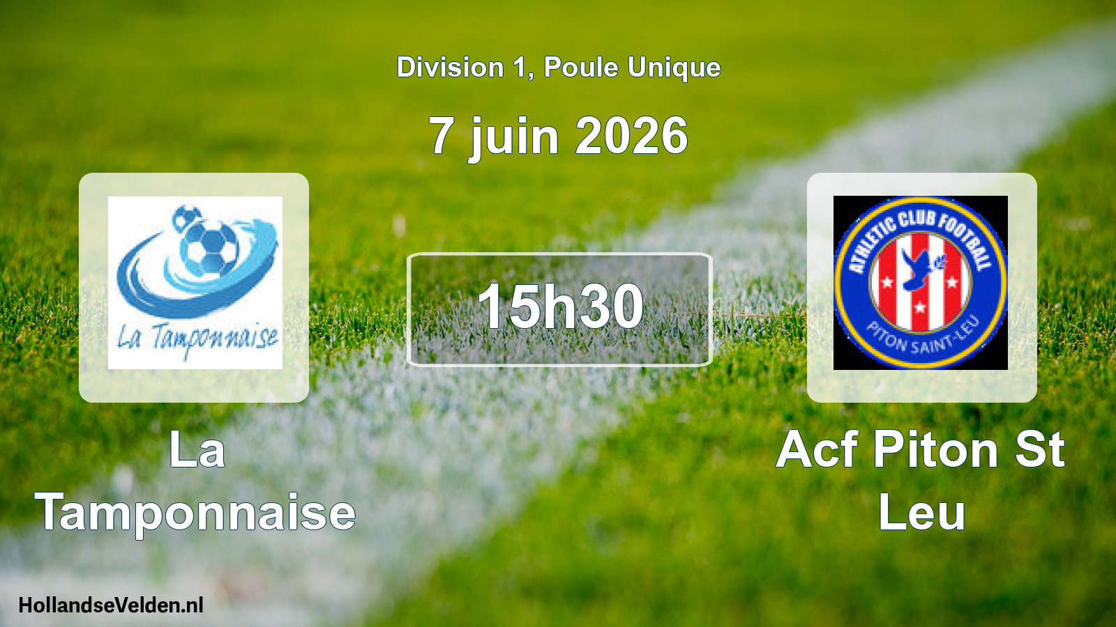 Scheduled Match: La Tamponnaise - Acf Piton St Leu (7 June 2026)
