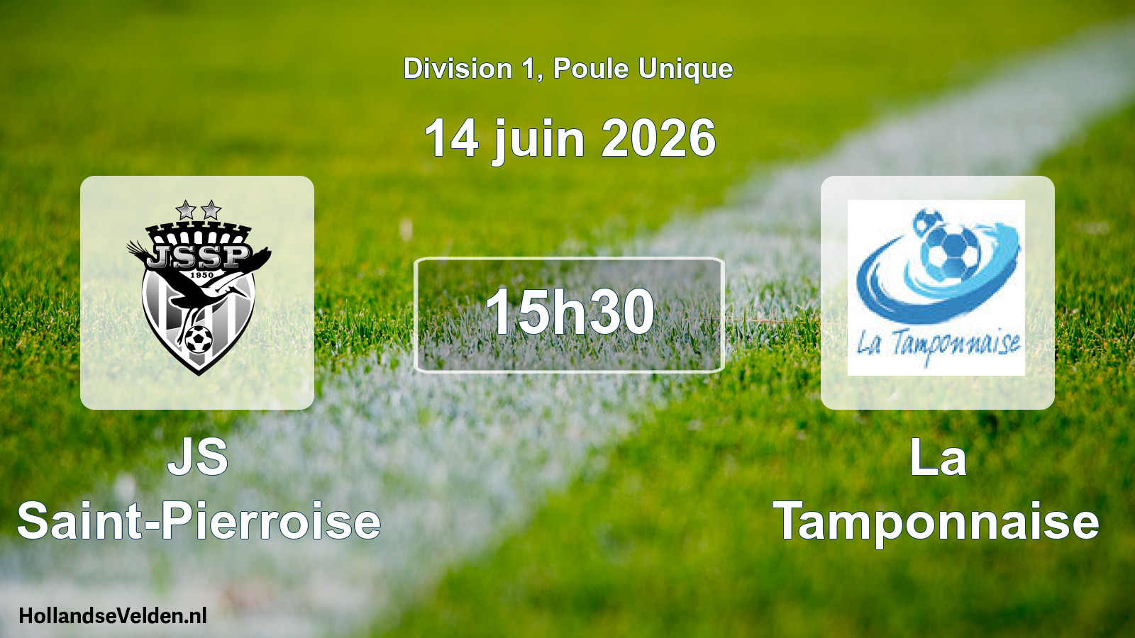 Scheduled Match: JS Saint-Pierroise - La Tamponnaise (14 June 2026)