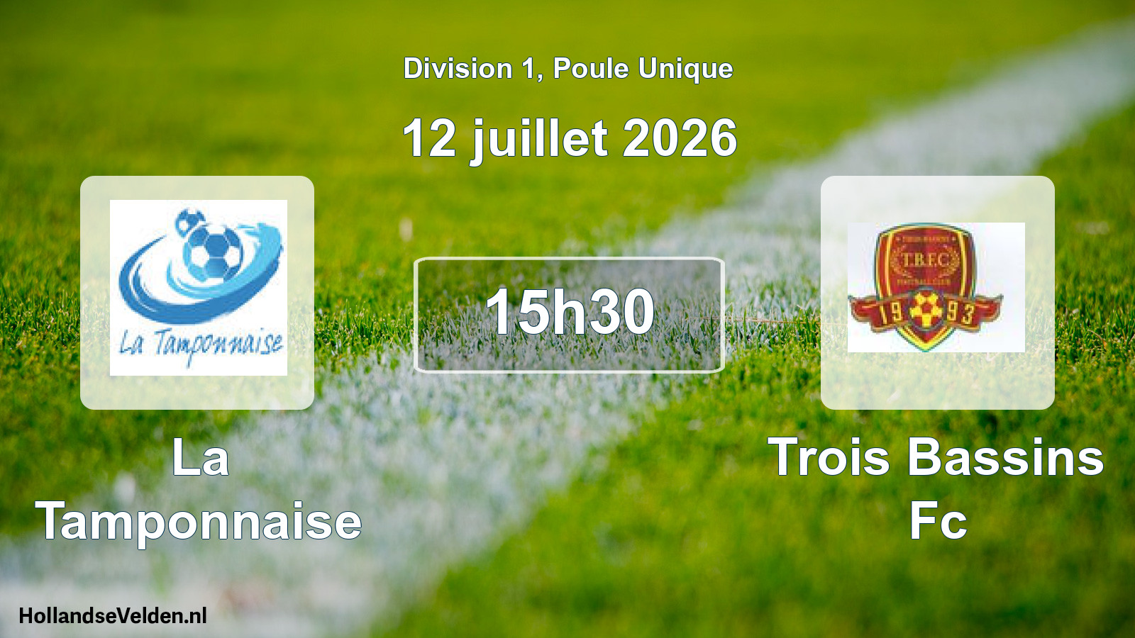 Geplande wedstrijd: La Tamponnaise - Trois Bassins Fc (12 juli 2026)