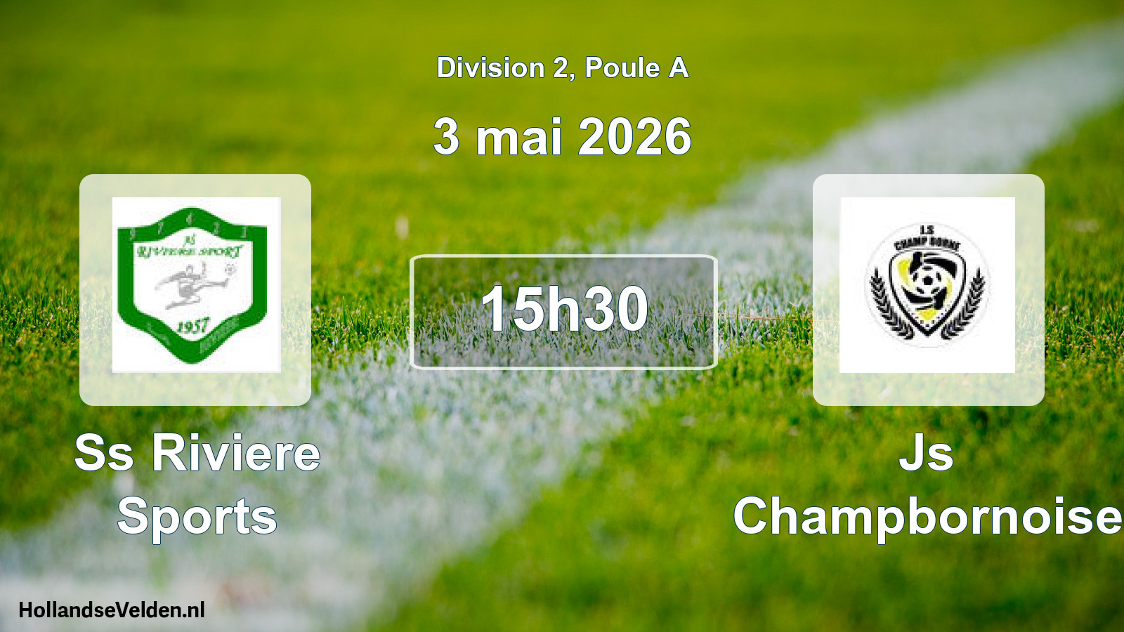 Scheduled Match: Ss Riviere Sports - Js Champbornoise (3 May 2026)