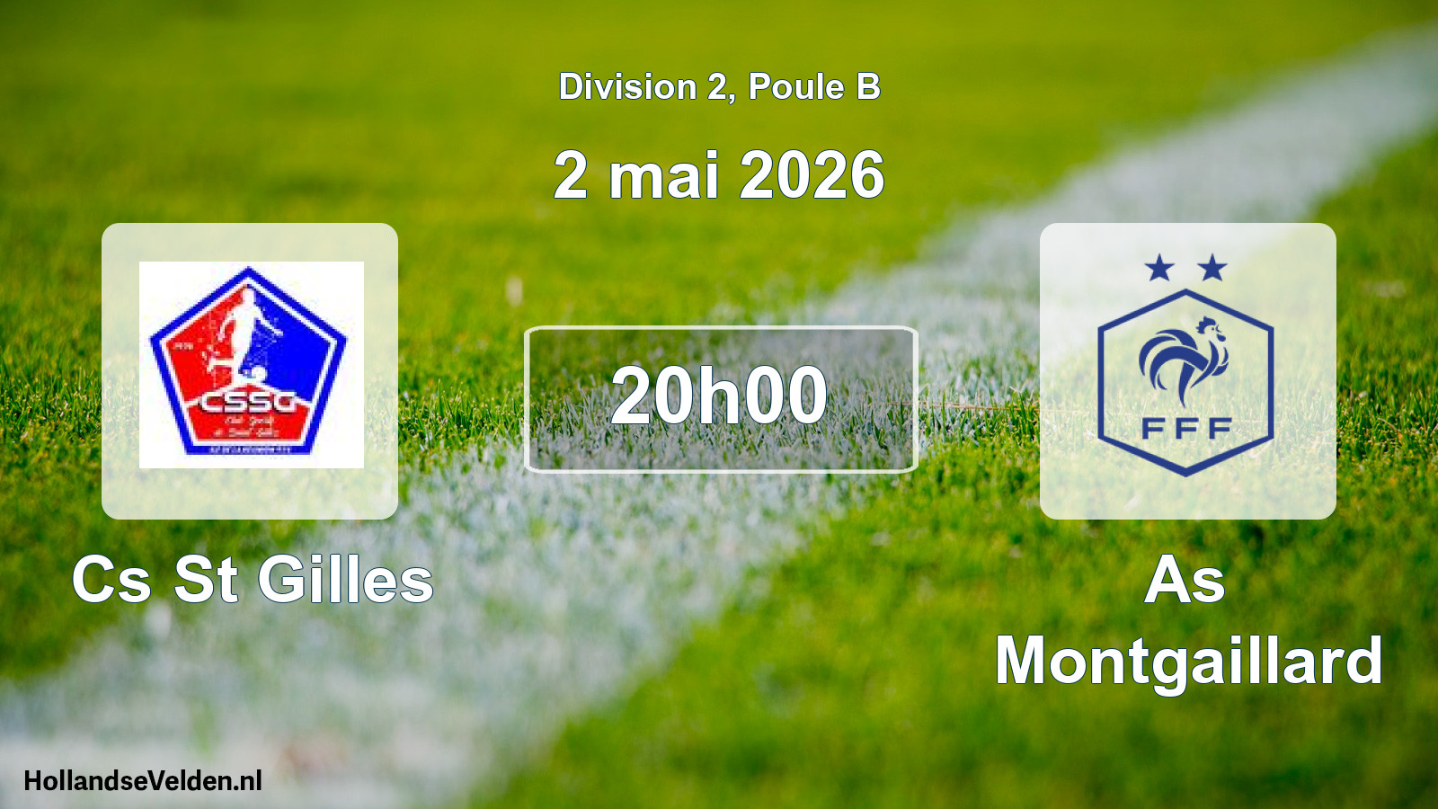 Geplande wedstrijd: Cs St Gilles - As Montgaillard (2 mei 2026)