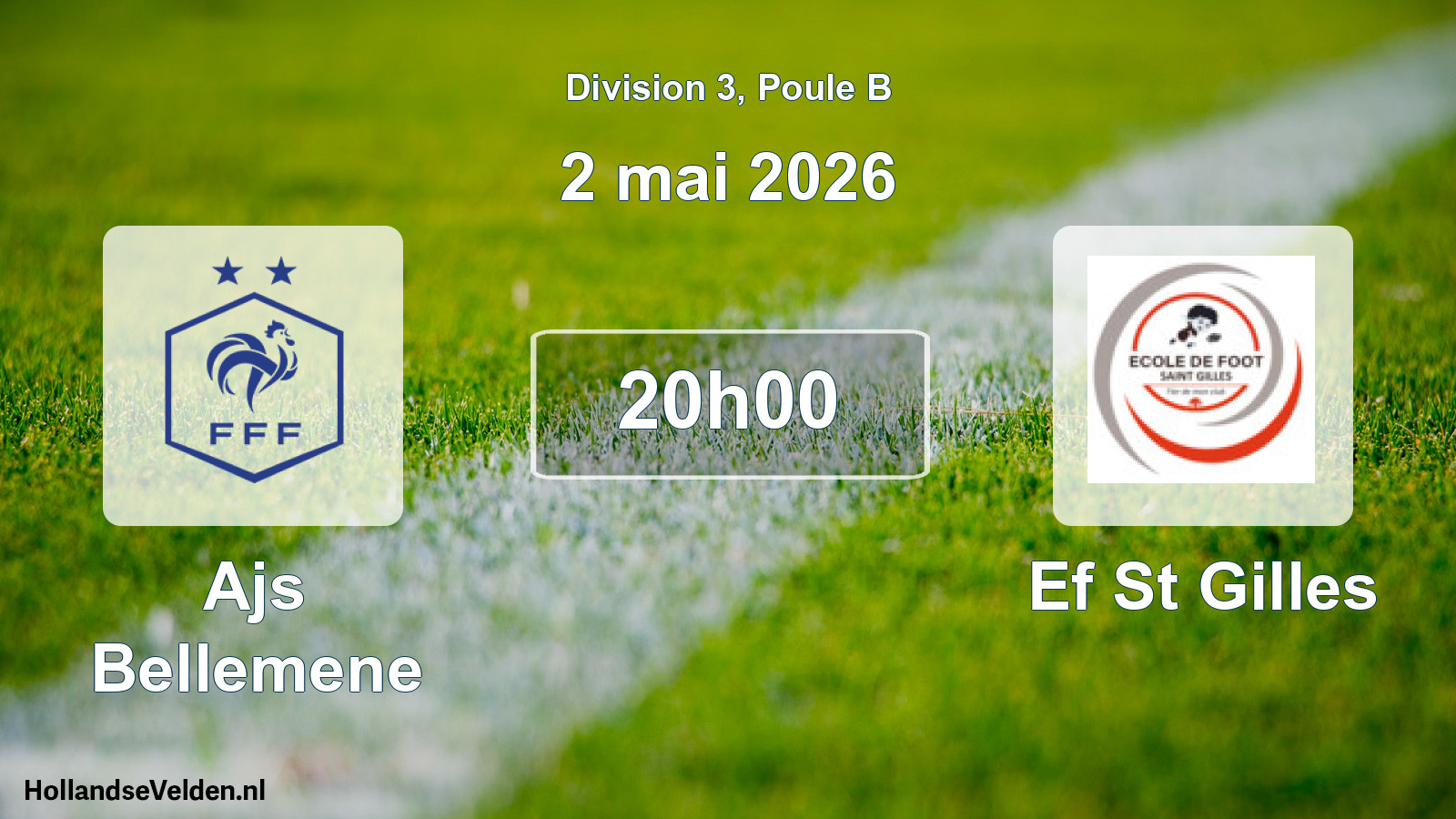 Scheduled Match: Ajs Bellemene - Ef St Gilles (2 May 2026)