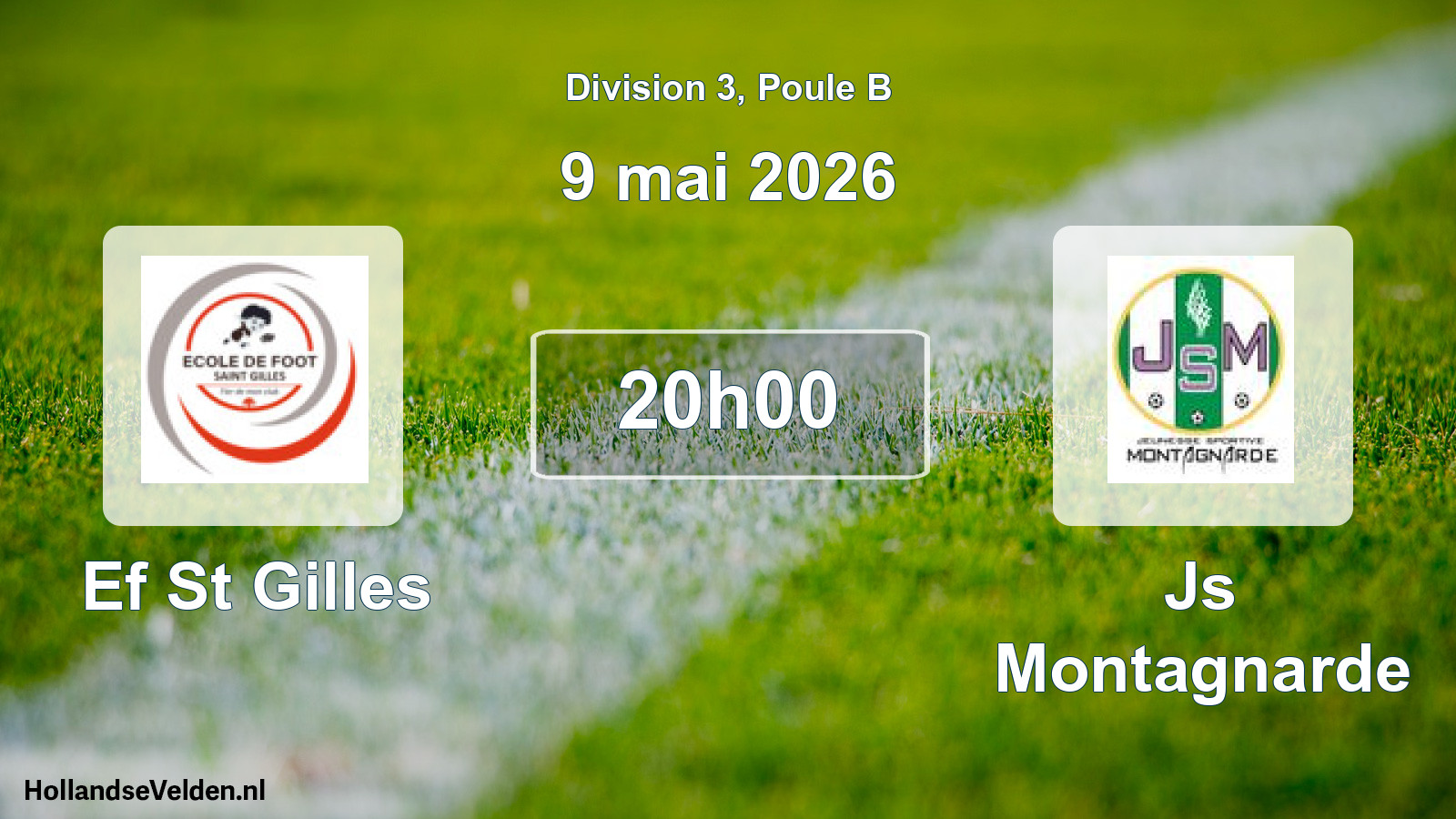 Scheduled Match: Ef St Gilles - Js Montagnarde (9 May 2026)