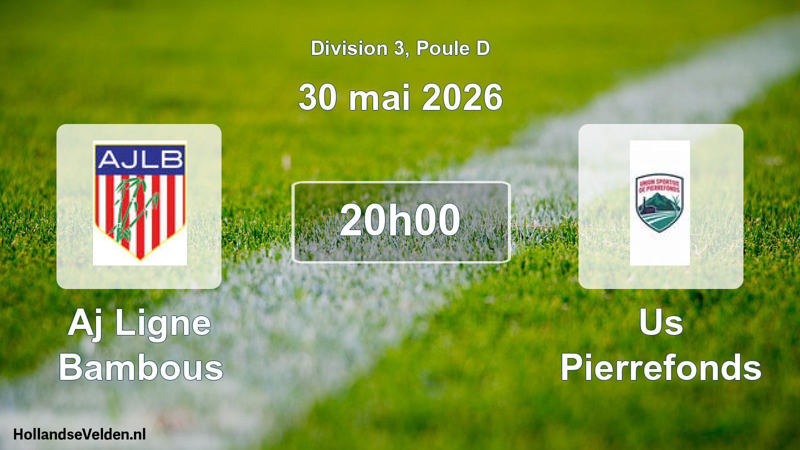 Match programmé: Aj Ligne Bambous - Us Pierrefonds (30 mai 2026)