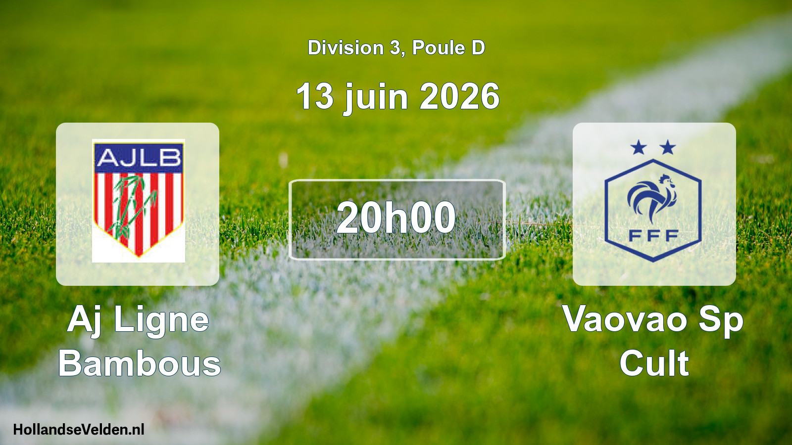 Geplande wedstrijd: Aj Ligne Bambous - Vaovao Sp Cult (13 juni 2026)