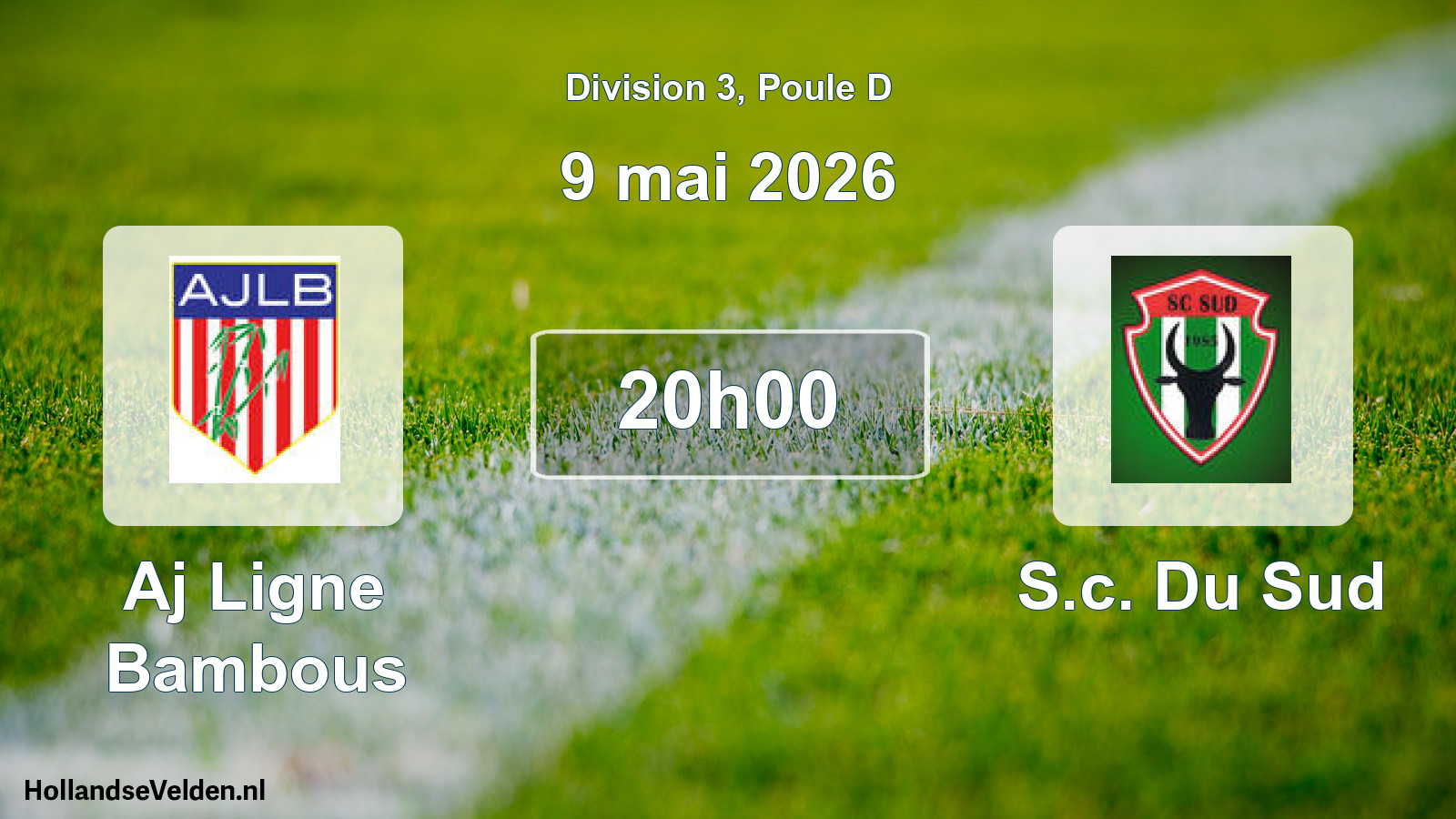 Geplande wedstrijd: Aj Ligne Bambous - S.c. Du Sud (9 mei 2026)