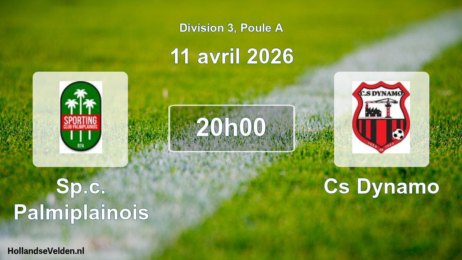 Match programmé: Sp.c. Palmiplainois - Cs Dynamo (11 avril 2026)