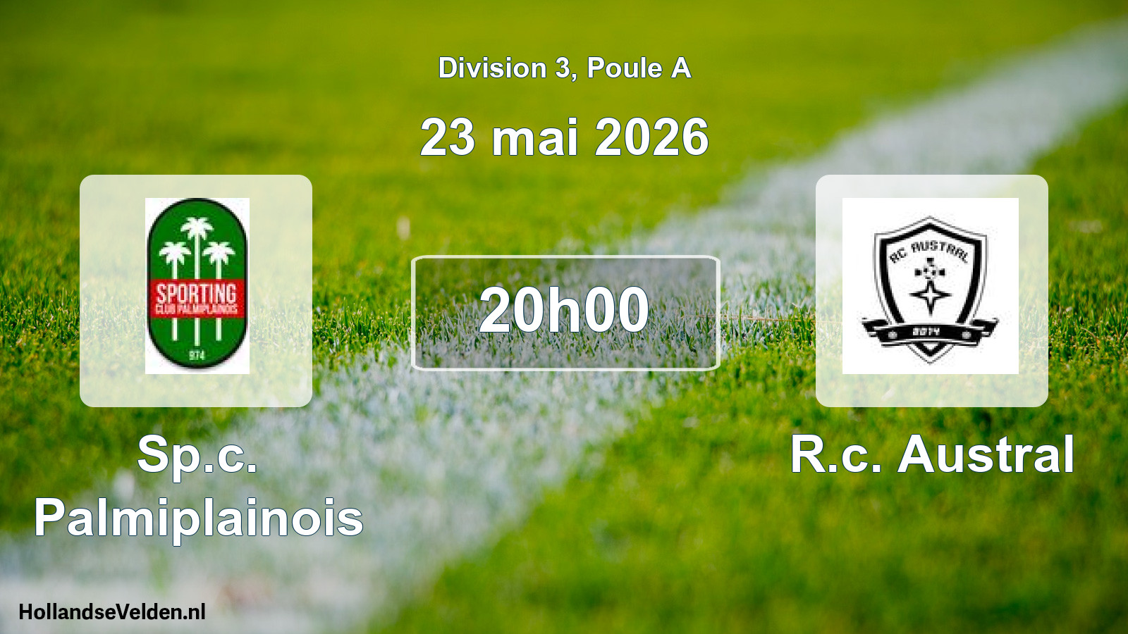 Match programmé: Sp.c. Palmiplainois - R.c. Austral (23 mai 2026)