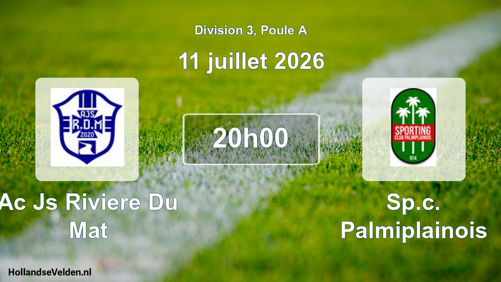 Scheduled Match: Ac Js Riviere Du Mat - Sp.c. Palmiplainois (11 July 2026)