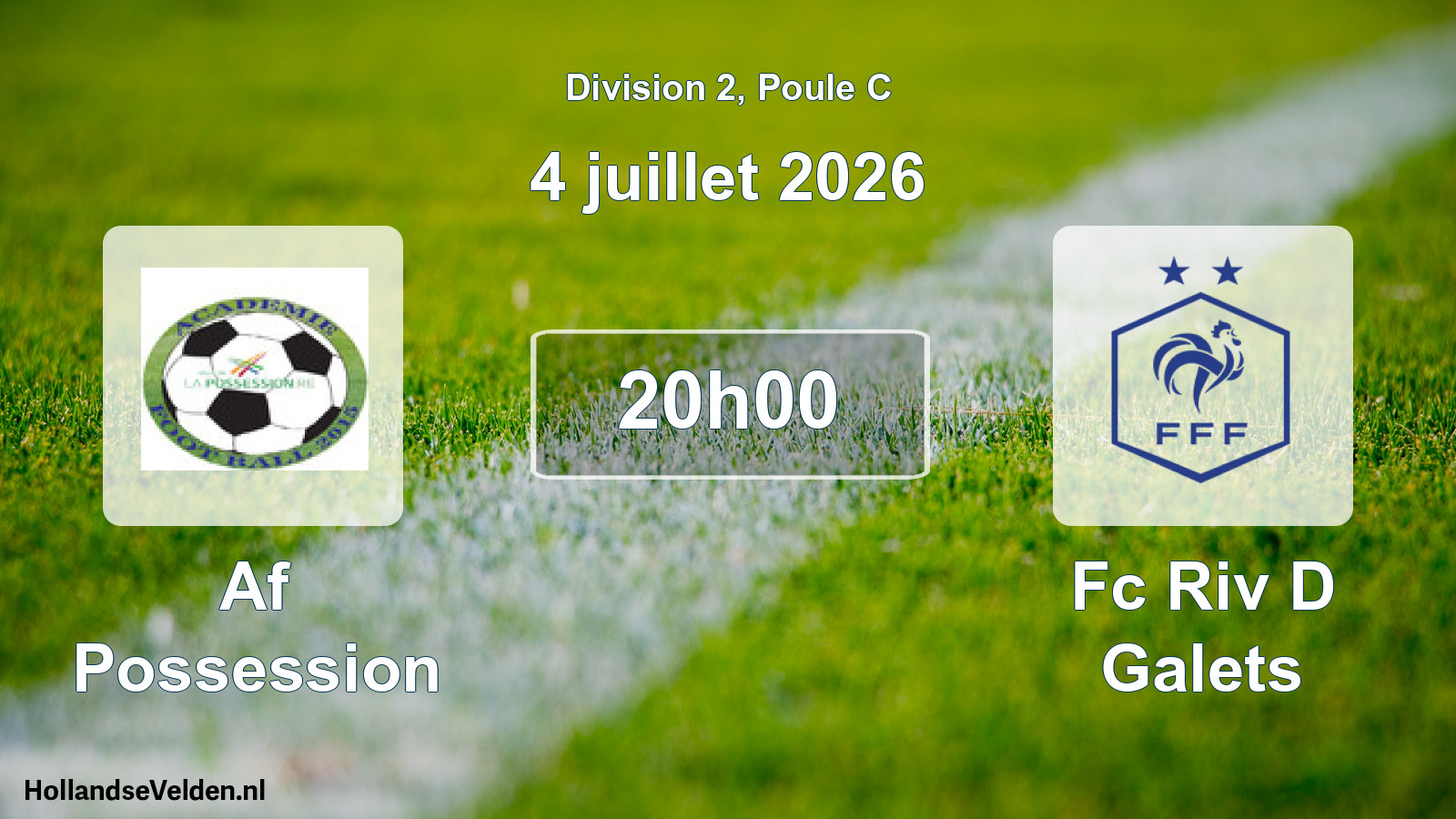 Scheduled Match: Af Possession - Fc Riv D Galets (4 July 2026)