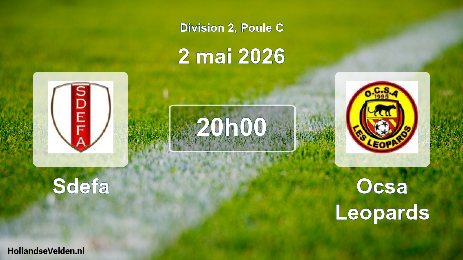 Match programmé: Sdefa - Ocsa Leopards (2 mai 2026)