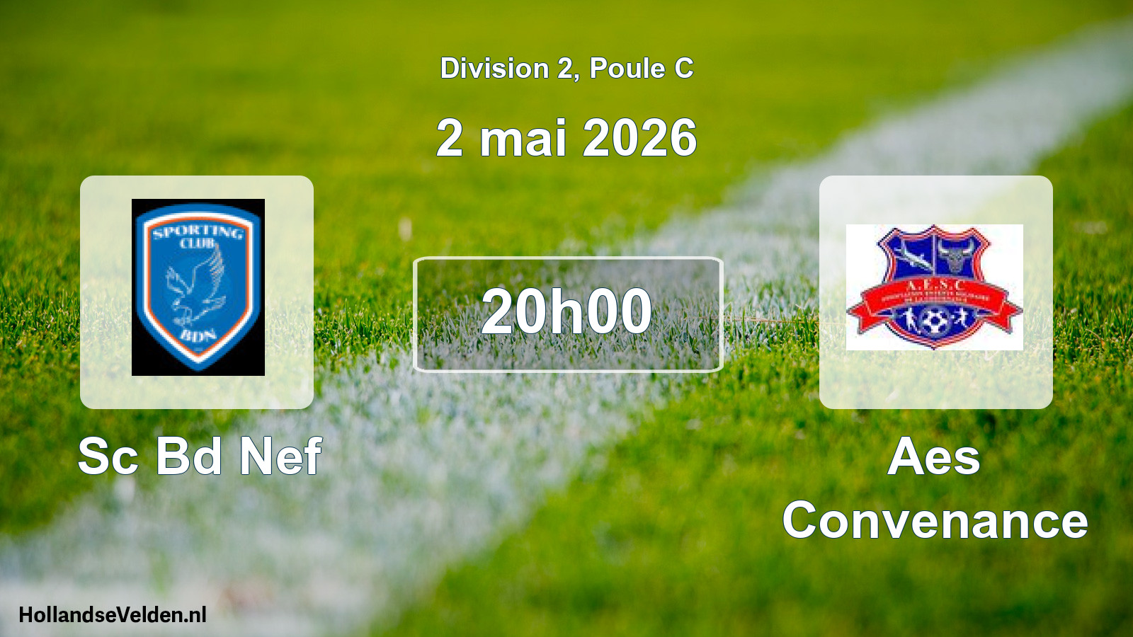 Match programmé: Sc Bd Nef - Aes Convenance (2 mai 2026)