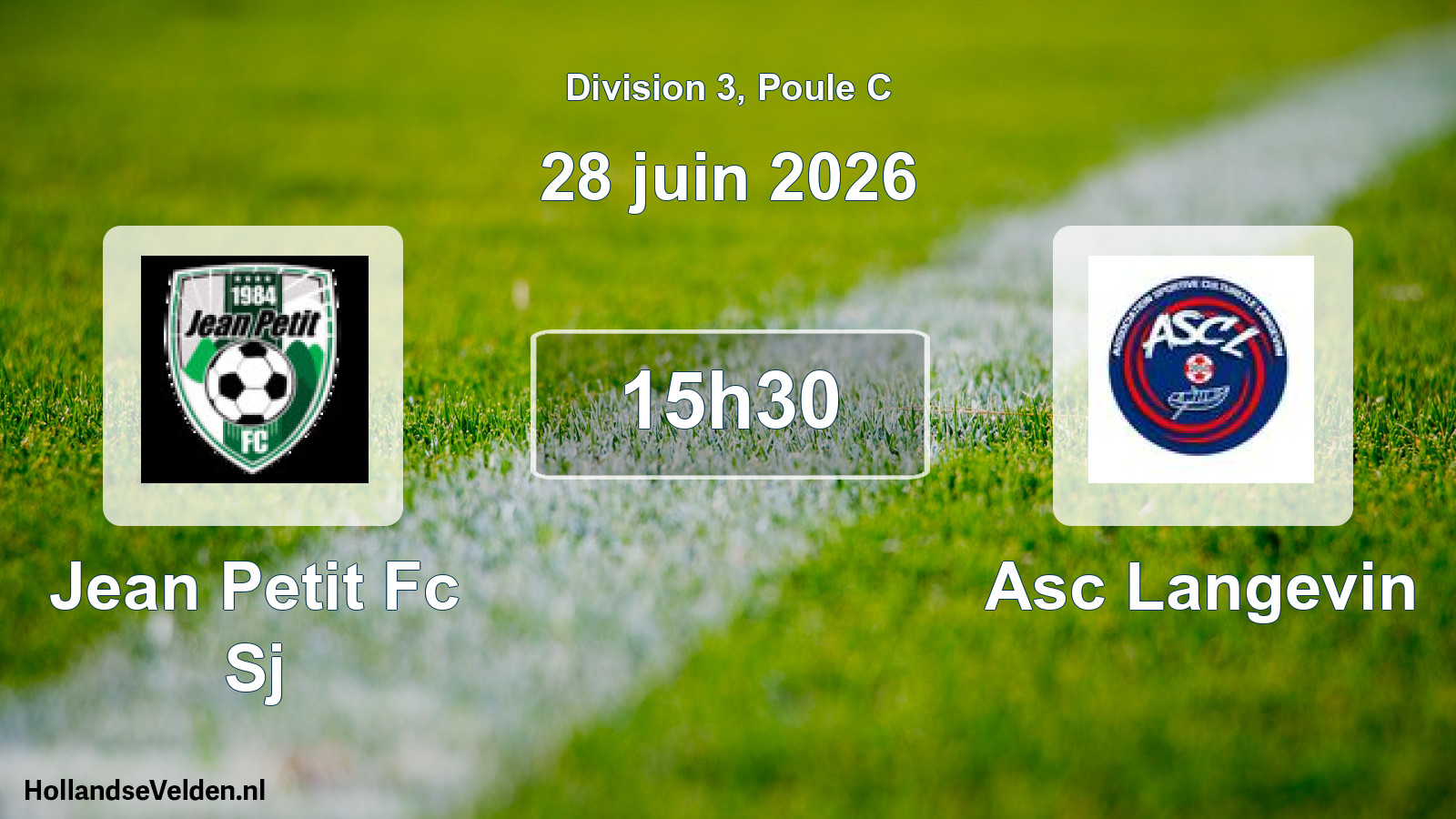 Scheduled Match: Jean Petit Fc Sj - Asc Langevin (28 June 2026)