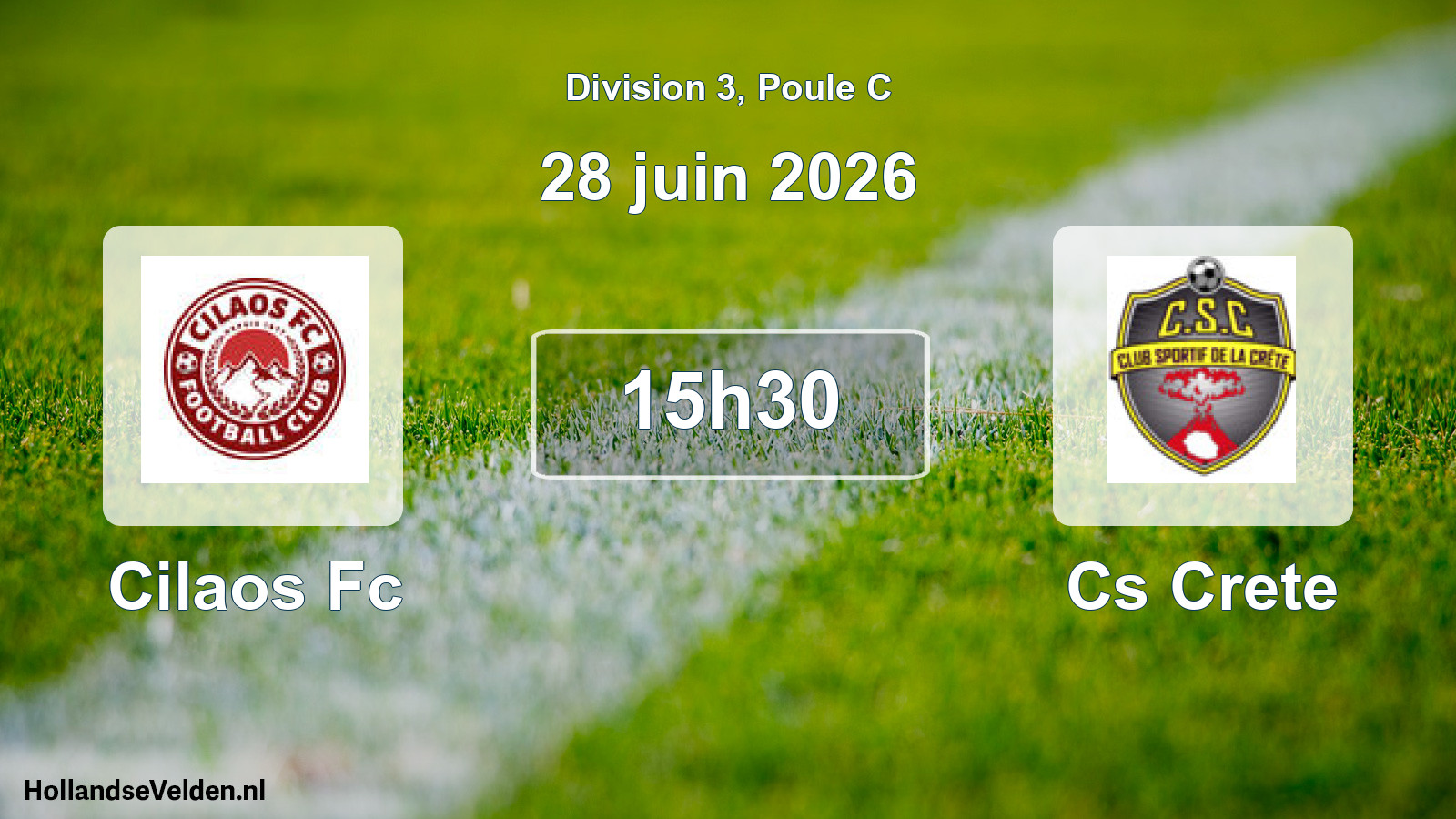 Scheduled Match: Cilaos Fc - Cs Crete (28 June 2026)