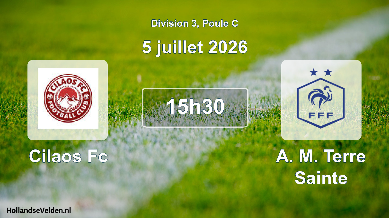 Geplande wedstrijd: Cilaos Fc - A. M. Terre Sainte (5 juli 2026)