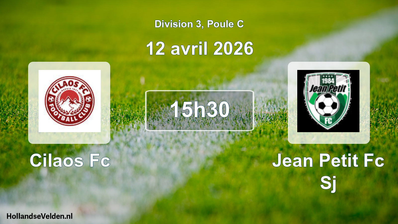 Scheduled Match: Cilaos Fc - Jean Petit Fc Sj (12 April 2026)