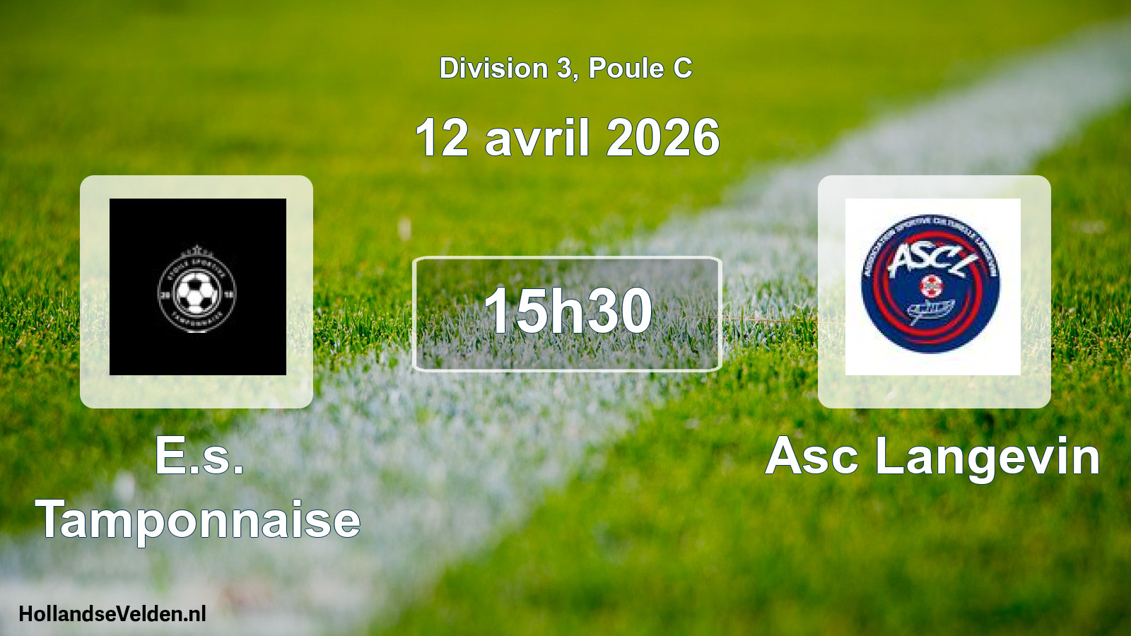 Match programmé: E.s. Tamponnaise - Asc Langevin (12 avril 2026)