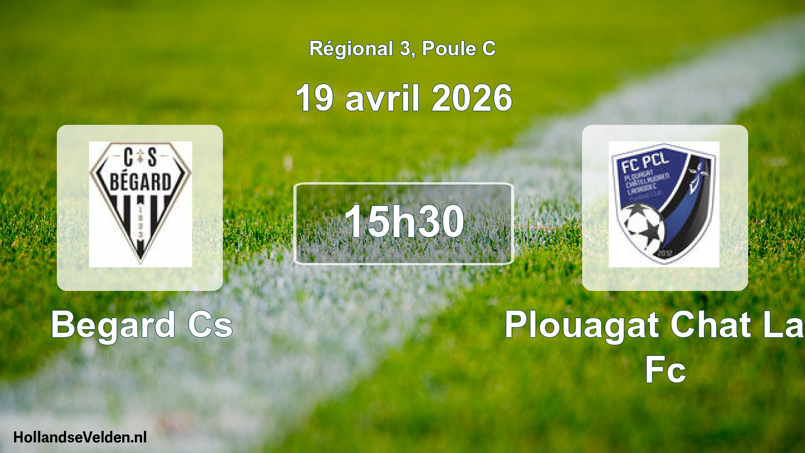 Geplande wedstrijd: Begard Cs - Plouagat Chat Lan Fc (19 avril 2026)