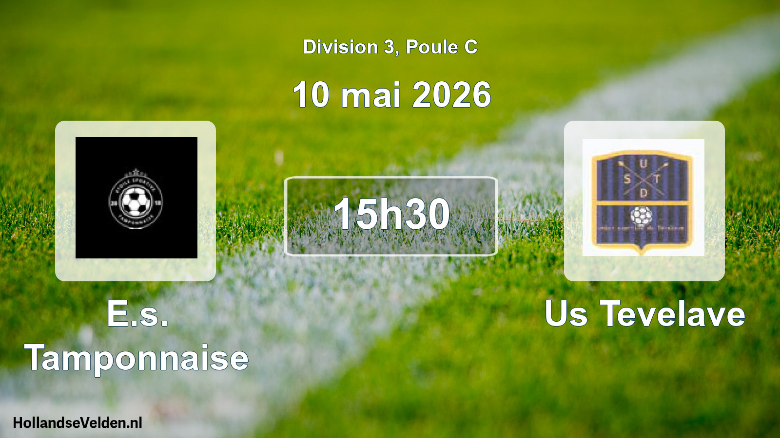 Match programmé: E.s. Tamponnaise - Us Tevelave (10 mai 2026)
