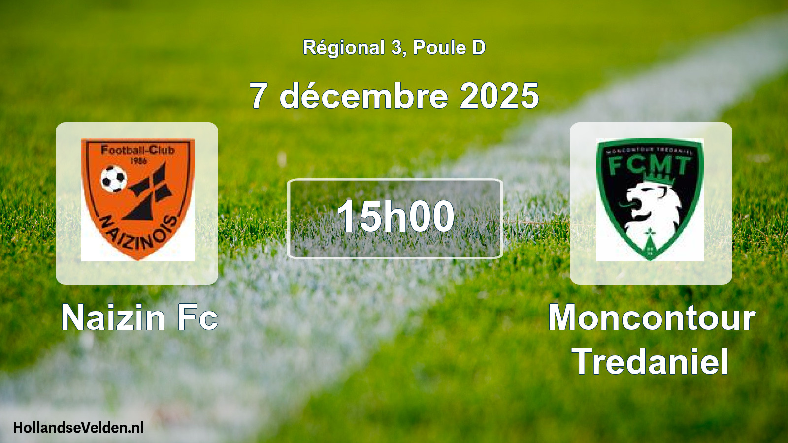 Scheduled Match: Naizin Fc - Moncontour Tredaniel (7 December 2025)