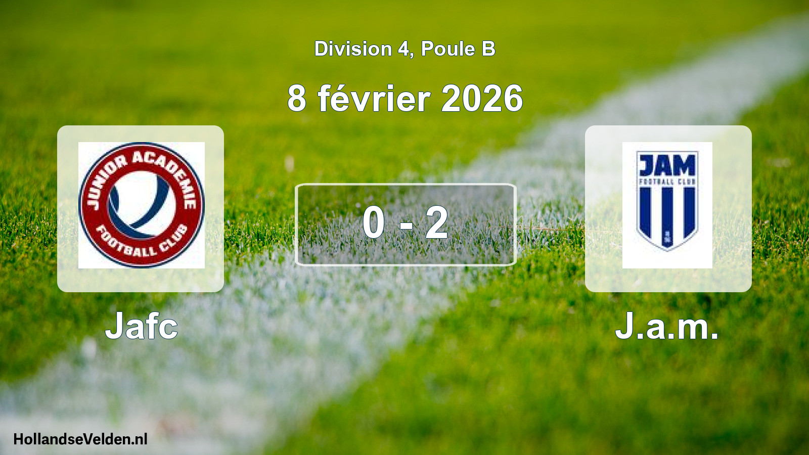 Total number of matches played: Jafc - J.a.m. 0 - 2 (8 February 2026)