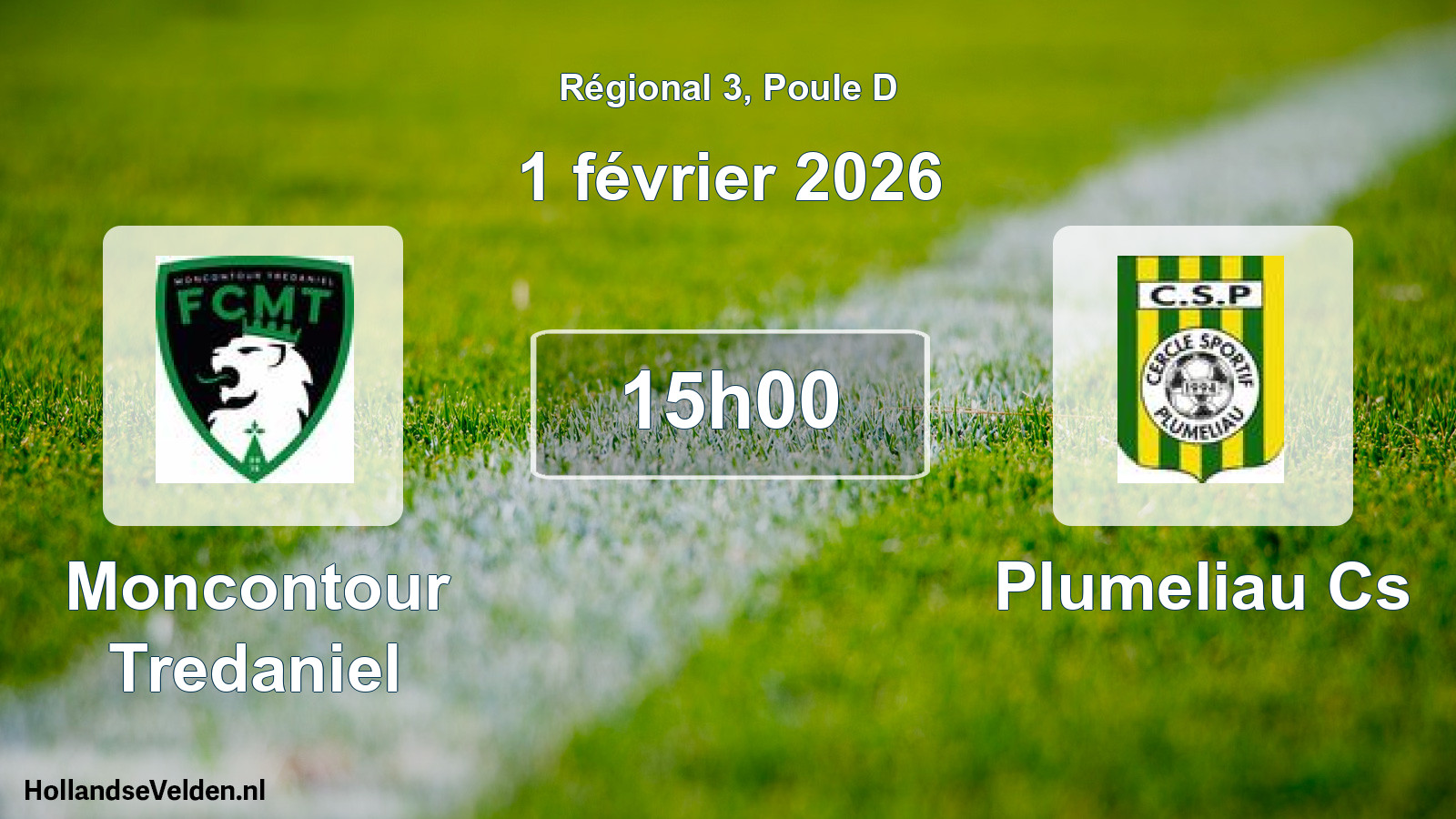 Geplande wedstrijd: Moncontour Tredaniel - Plumeliau Cs (1 février 2026)
