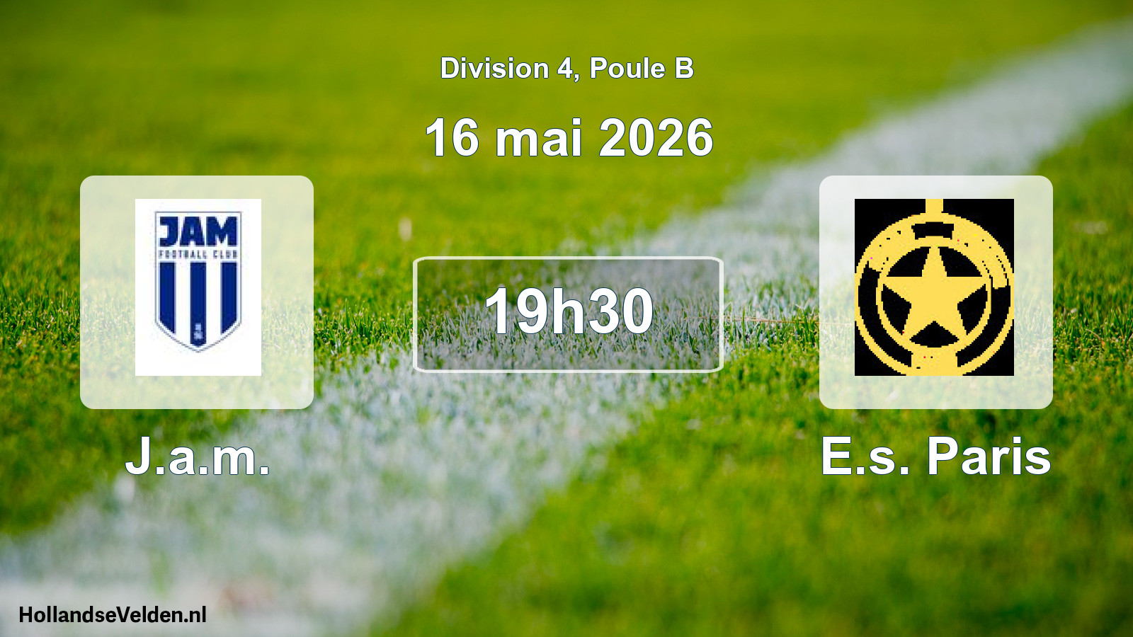 Scheduled Match: J.a.m. - E.s. Paris (16 May 2026)