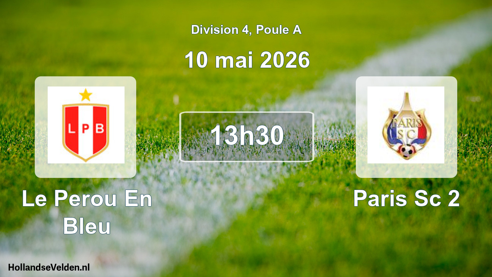 Scheduled Match: Le Perou En Bleu - Paris Sc 2 (10 May 2026)