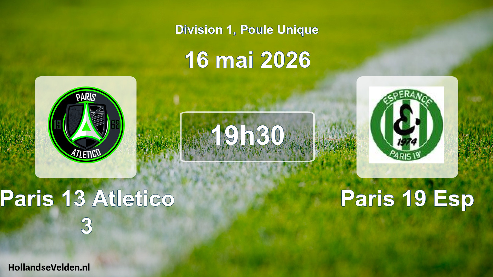 Scheduled Match: Paris 13 Atletico 3 - Paris 19 Esp (16 May 2026)