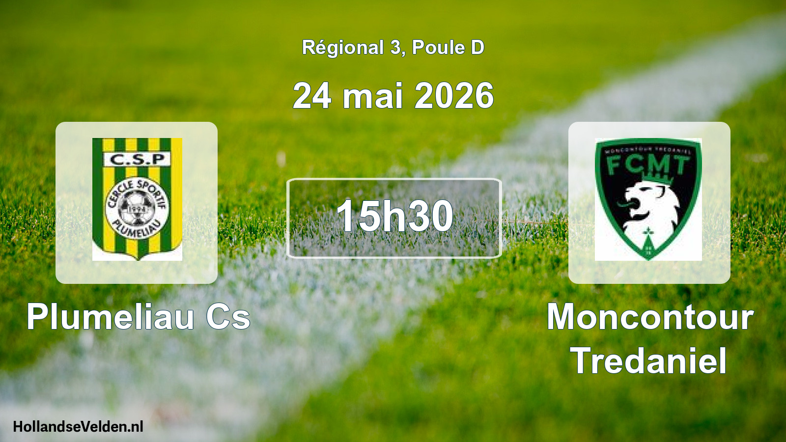 Geplande wedstrijd: Plumeliau Cs - Moncontour Tredaniel (24 mai 2026)
