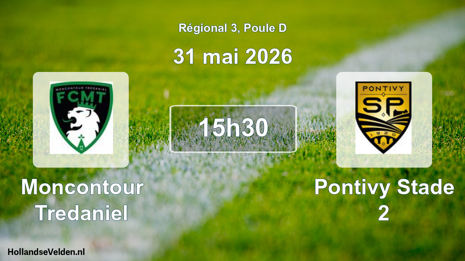 Scheduled Match: Moncontour Tredaniel - Pontivy Stade 2 (31 May 2026)
