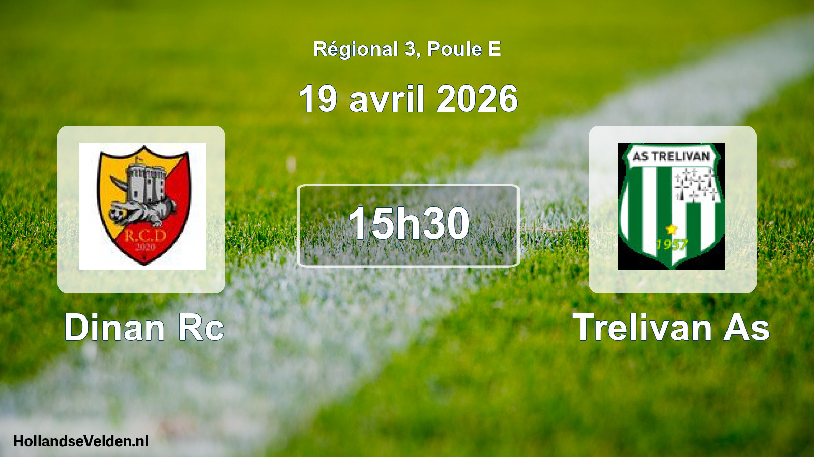 Scheduled Match: Dinan Rc - Trelivan As (19 April 2026)