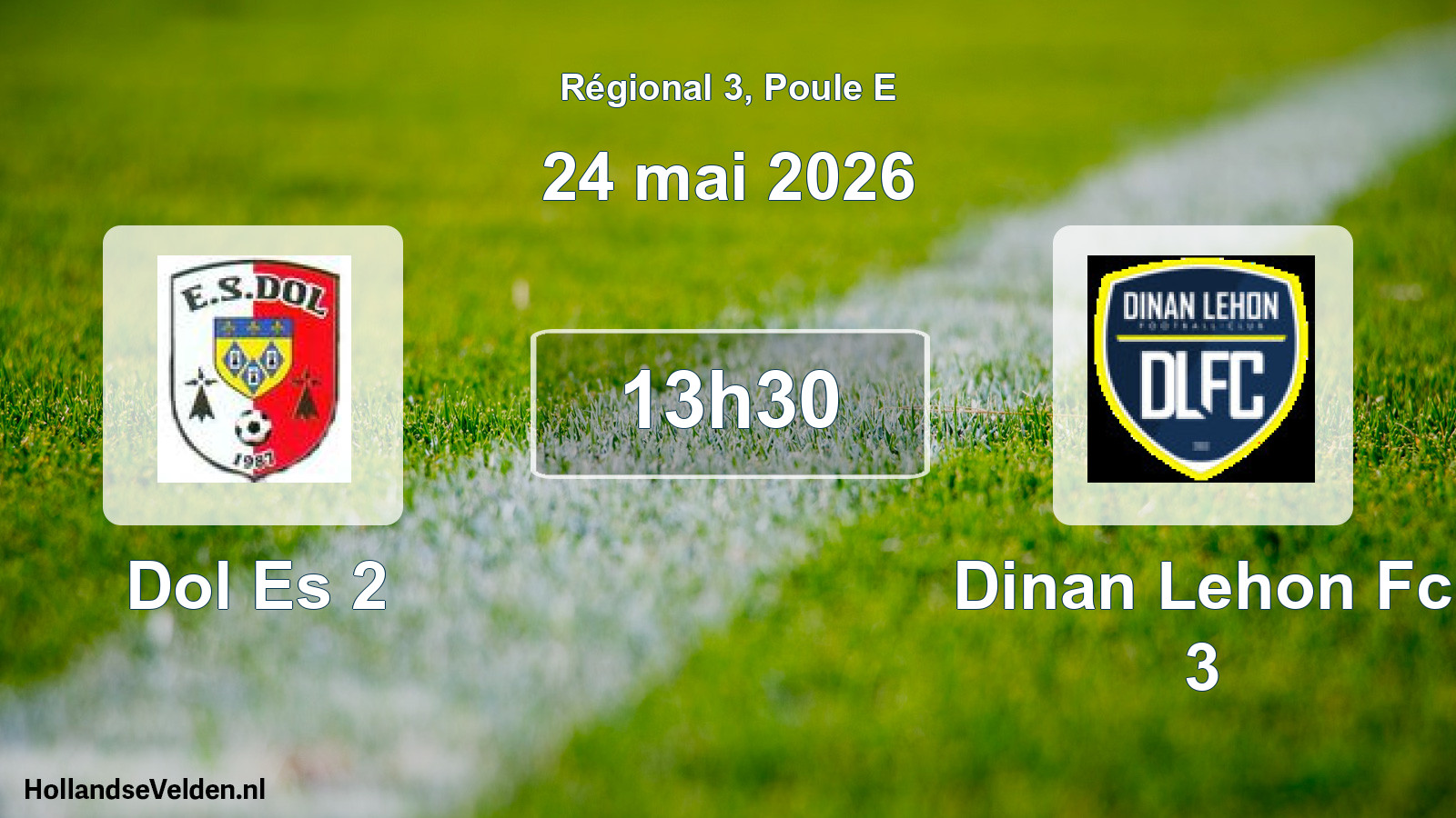 Scheduled Match: Dol Es 2 - Dinan Lehon Fc 3 (24 May 2026)