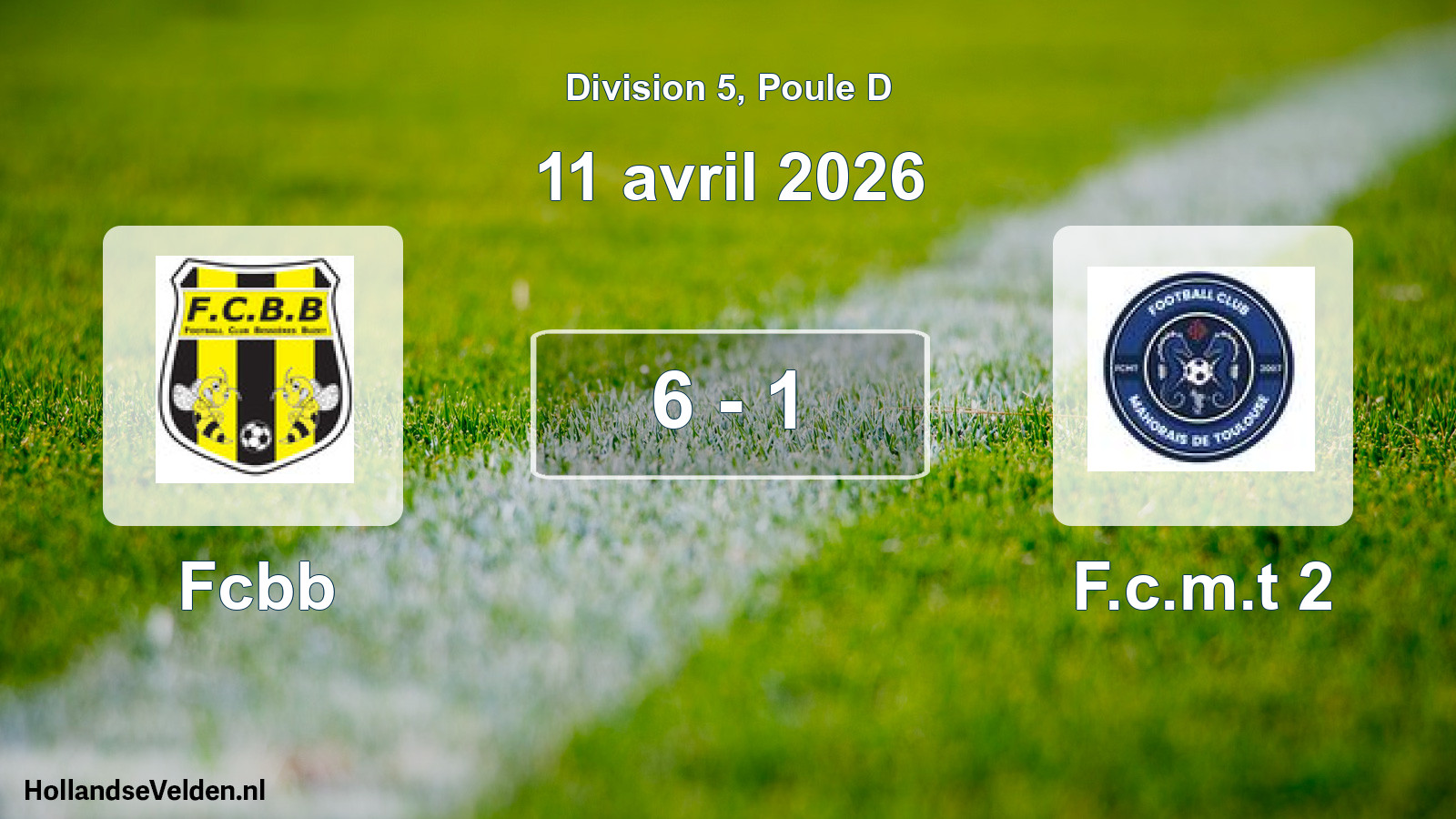 Total number of matches played: Fcbb - F.c.m.t 2 6 - 1 (11 April 2026)