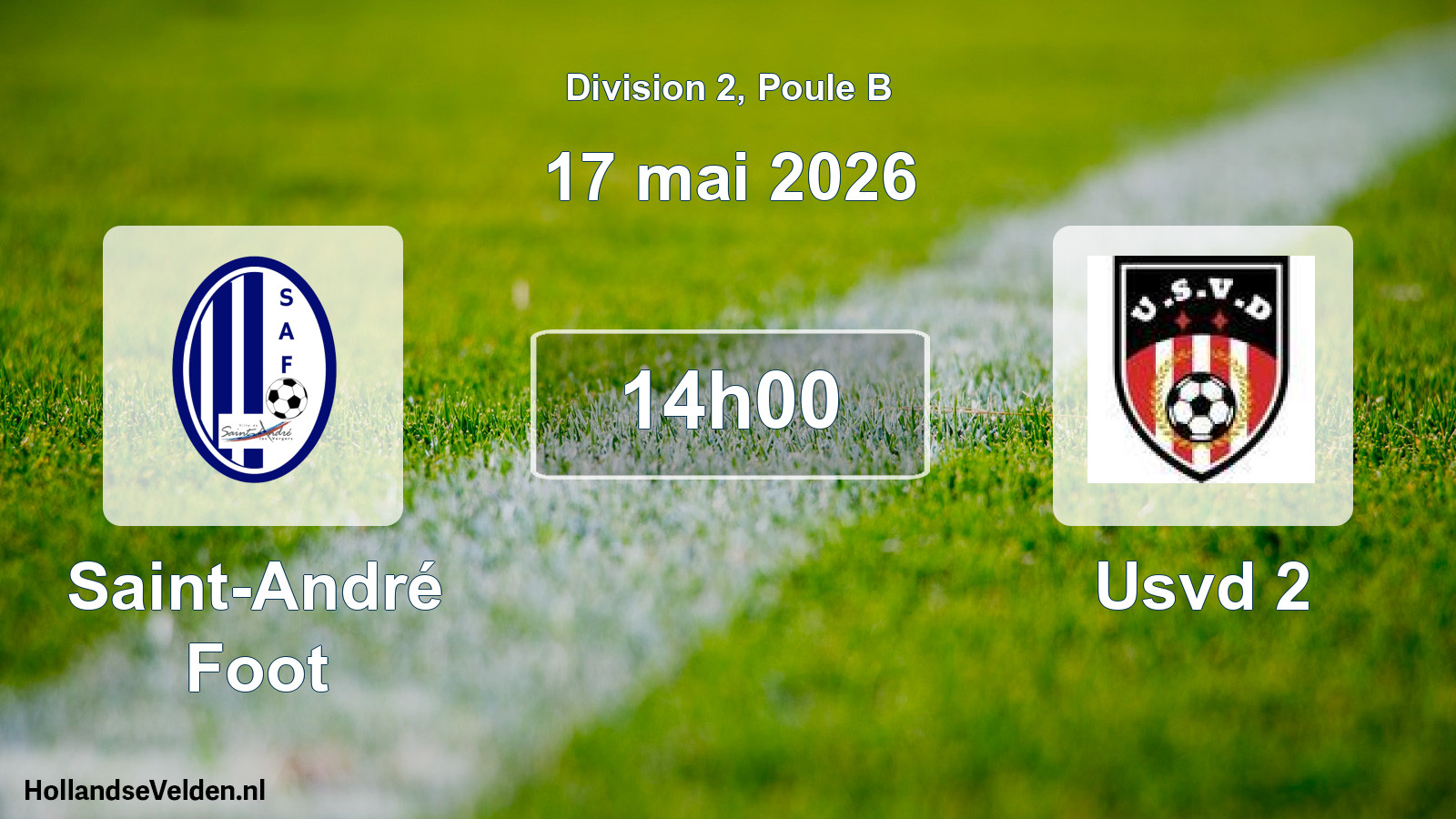 Scheduled Match: Saint-André Foot - Usvd 2 (17 May 2026)