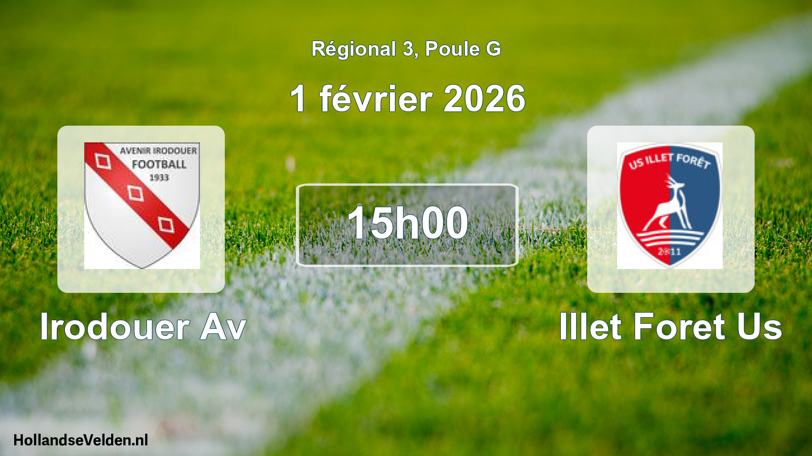 Scheduled Match: Irodouer Av - Illet Foret Us (1 February 2026)