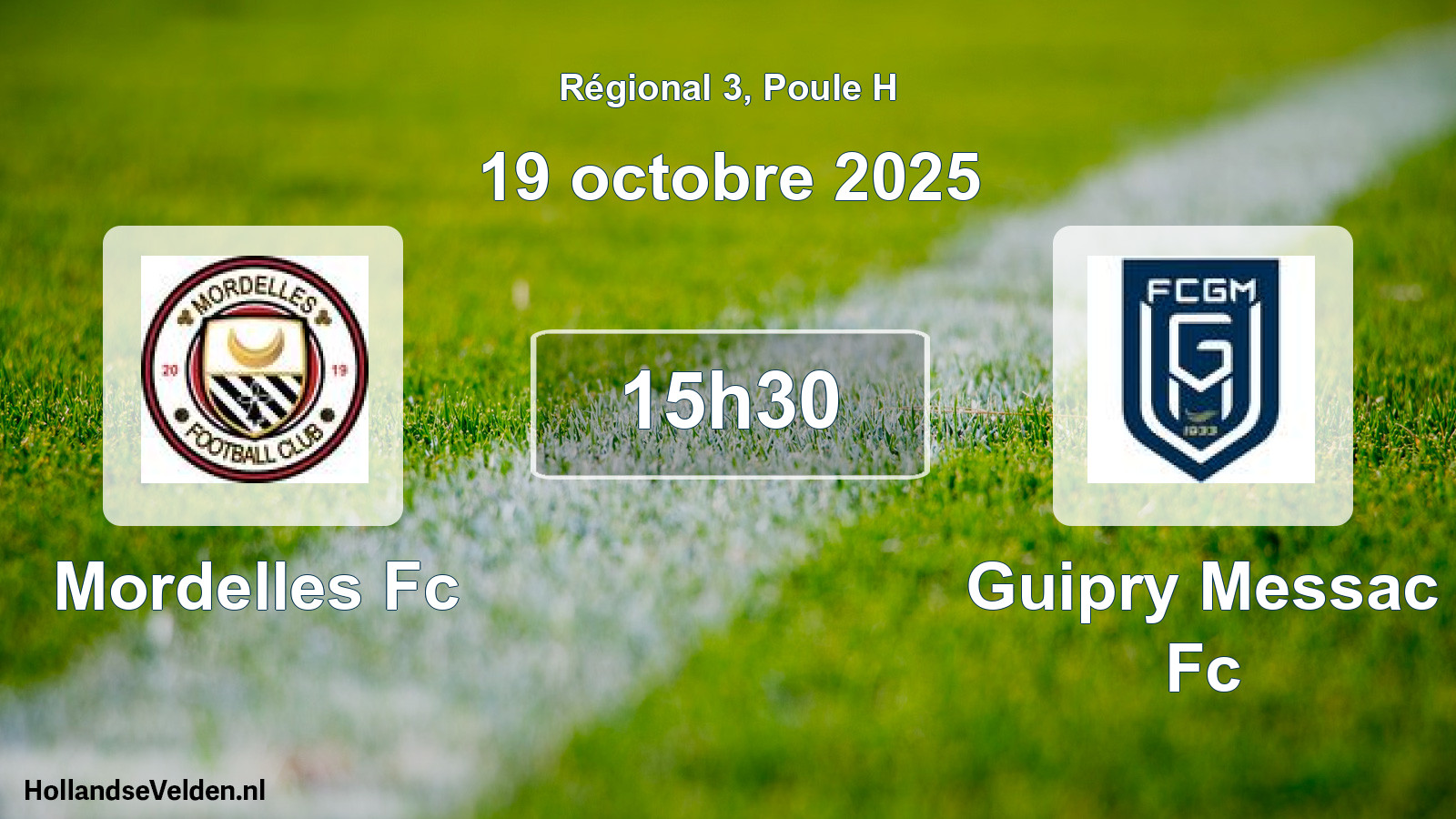 Scheduled Match: Mordelles Fc - Guipry Messac Fc (19 October 2025)
